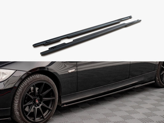 Maxton Design Side Skirts Diffusers Bmw 3 E90 (2004-2008)