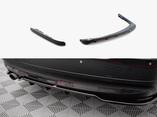 Maxton Design Central Rear Splitter (Vertical Bars) BMW 3 Sedan E90