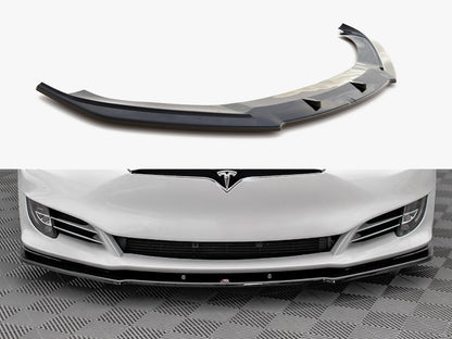 Maxton Design Front Splitter V.1 Tesla Model S Facelift