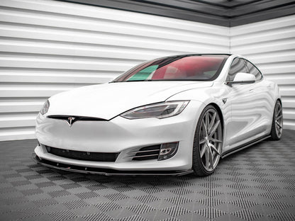 Maxton Design Front Splitter V.1 Tesla Model S Facelift