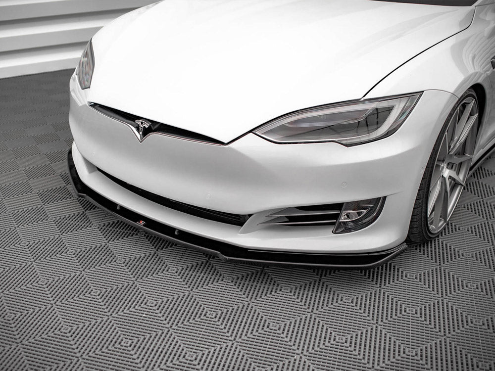 Maxton Design Front Splitter V.1 Tesla Model S Facelift