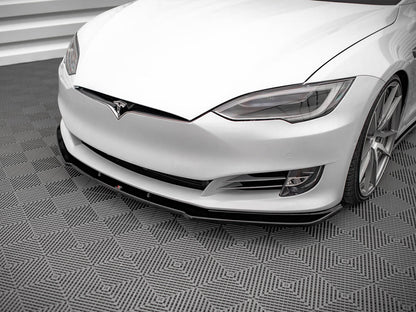 Maxton Design Front Splitter V.1 Tesla Model S Facelift