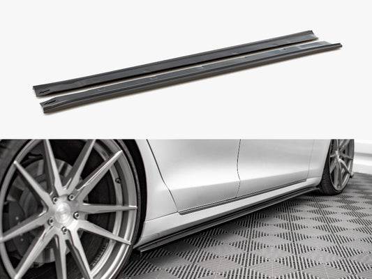 Maxton Design Side Skirts Diffusers Tesla Model S Facelift