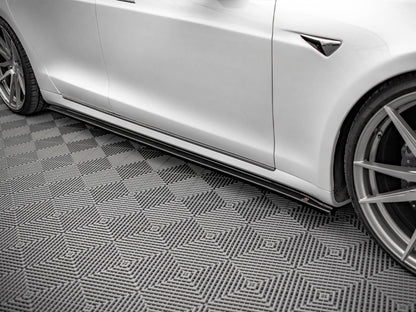 Maxton Design Side Skirts Diffusers Tesla Model S Facelift