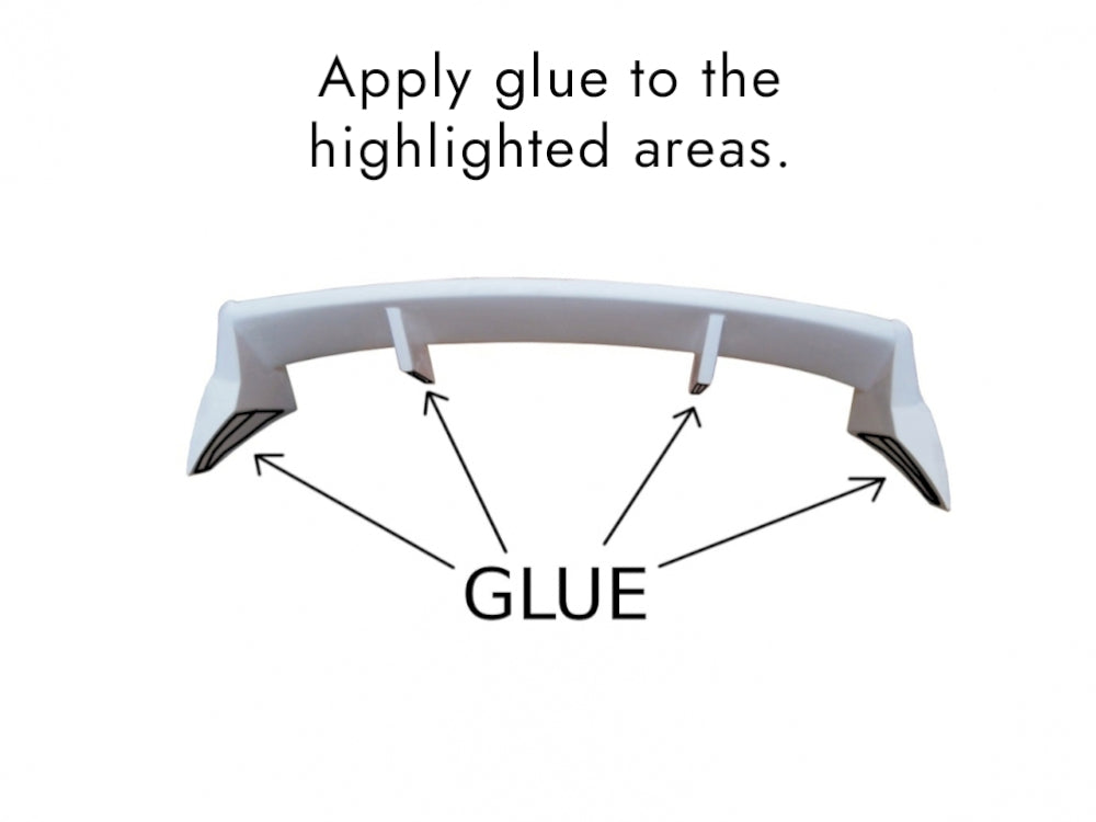 Maxton Design Roof Spoiler (Focus RS Look) Ford Fiesta MK7