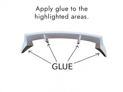 Maxton Design Roof Spoiler (Focus RS Look) Ford Fiesta MK7