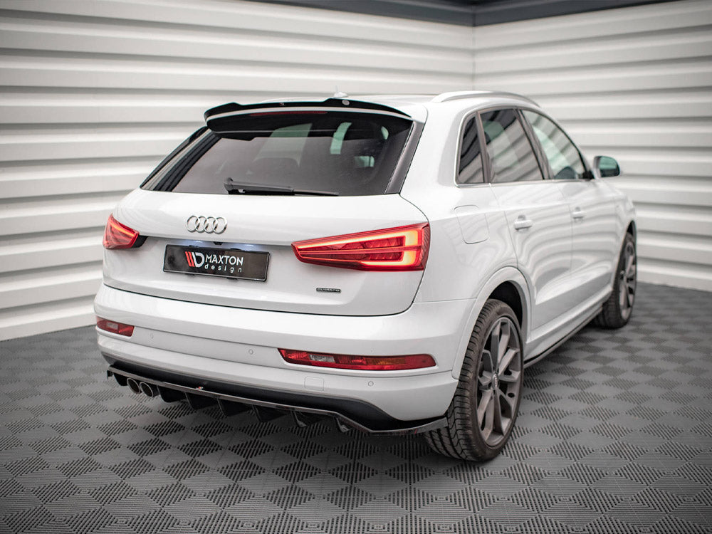Maxton Design Spoiler CAP Audi Q3 Sport 8U Facelift / S-Line 8U