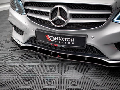 Maxton Design Front Splitter V.1 Mercedes E Amg-Line Sedan W212 Facelift (2012-2016)