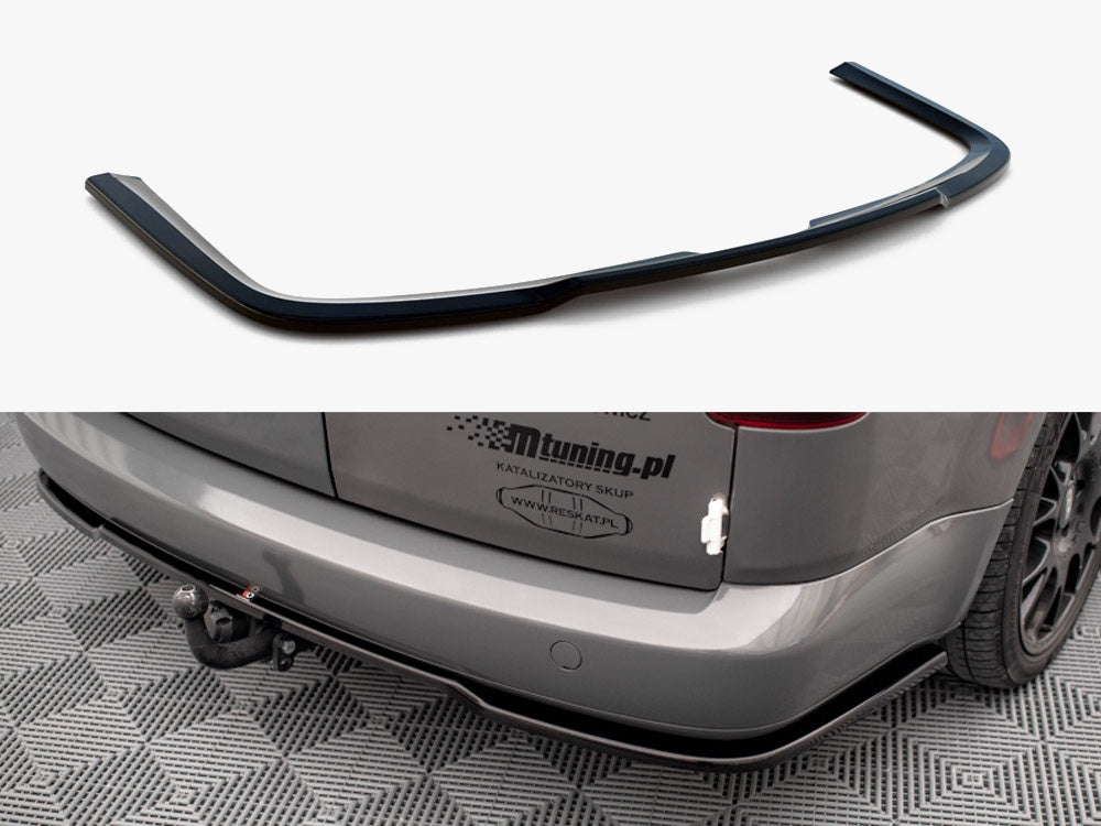 Maxton Design Central Rear Splitter VW Caddy Long Mk3 Facelift