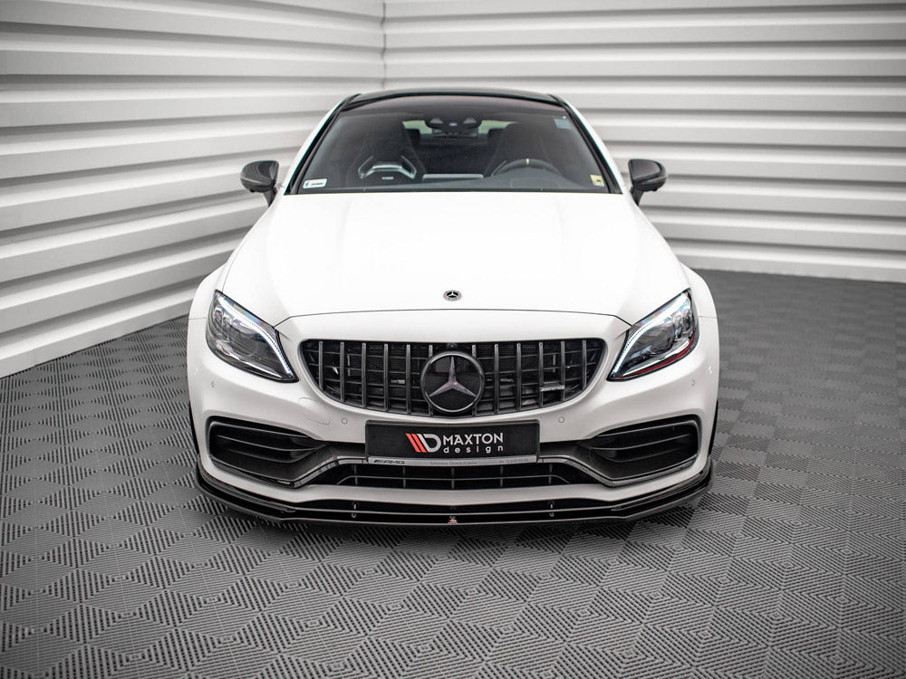 Maxton Design Front Splitter V.1 Mercedes-AMG C63 Coupe AMG Aero Pack C205 Facelift