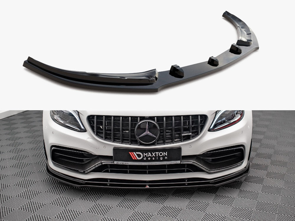 Maxton Design Front Splitter V.1 Mercedes-AMG C63 Coupe AMG Aero Pack C205 Facelift