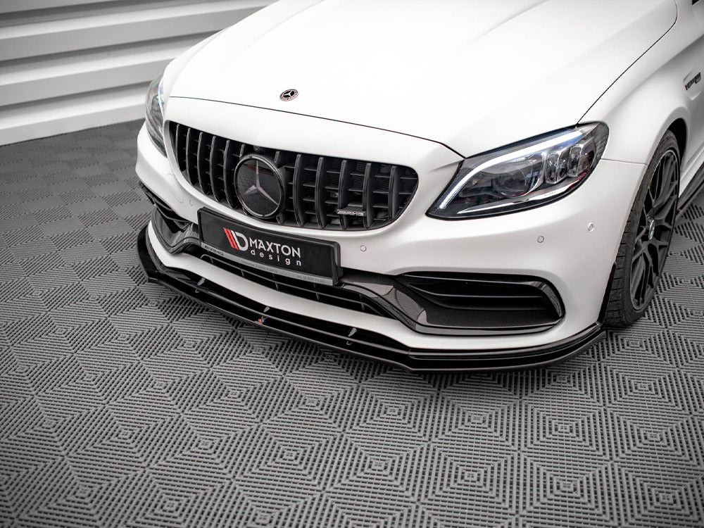 Maxton Design Front Splitter V.1 Mercedes-AMG C63 Coupe AMG Aero Pack C205 Facelift