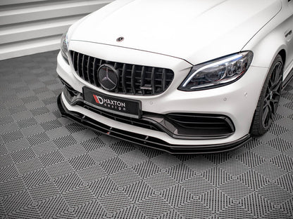 Maxton Design Front Splitter V.1 Mercedes-AMG C63 Coupe AMG Aero Pack C205 Facelift