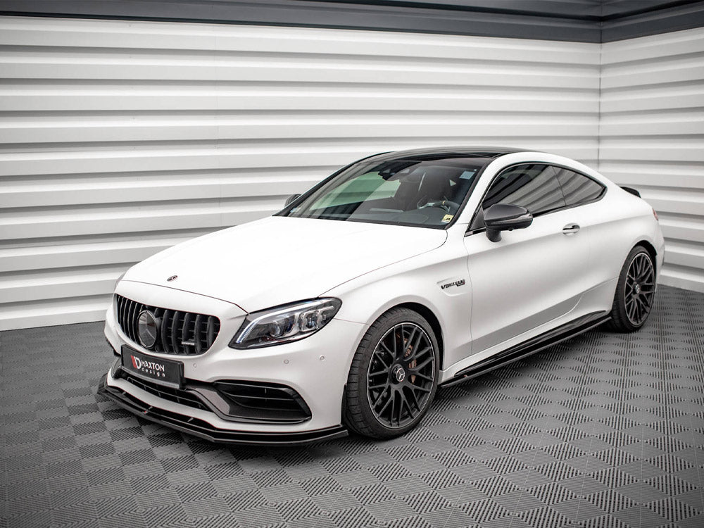Maxton Design Side Skirts Diffusers V.1 Mercedes-AMG C 63AMG Coupe C205 Facelift