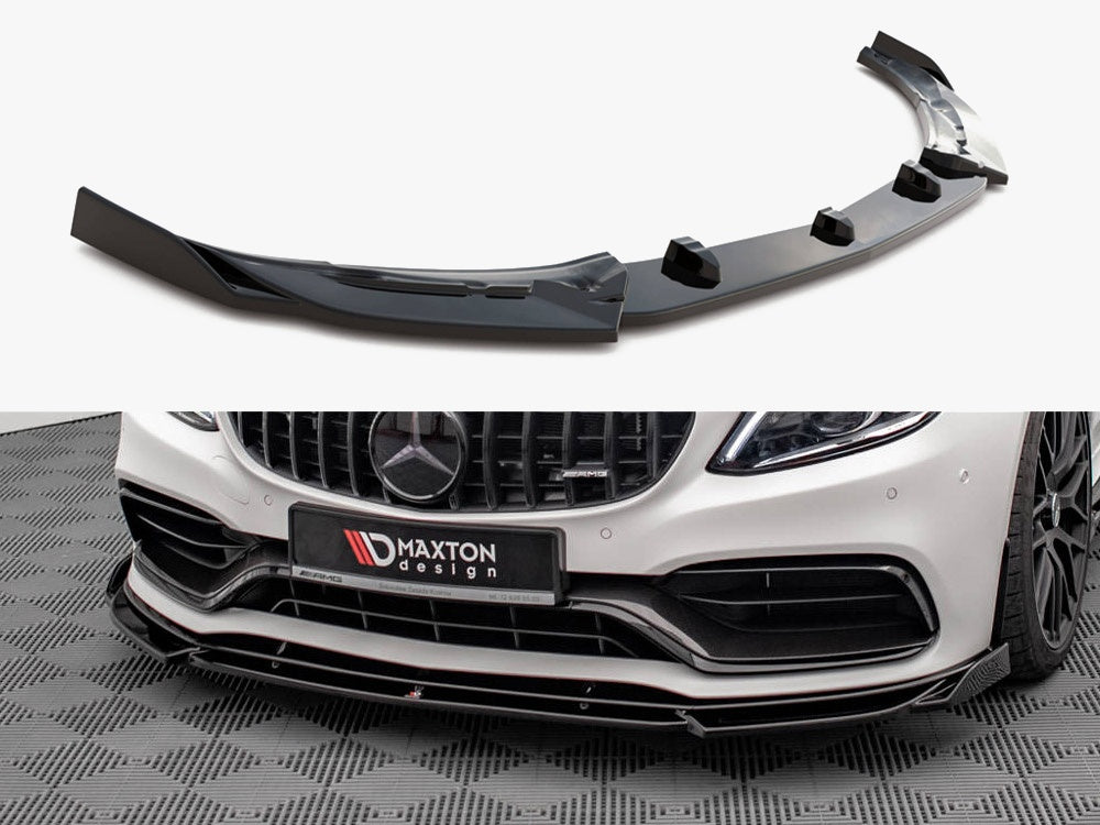 Maxton Design Front Splitter V.2 Mercedes-AMG C63 Coupe AMG Aero Pack C205 Facelift