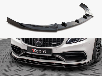 Maxton Design Front Splitter V.2 Mercedes-AMG C63 Coupe AMG Aero Pack C205 Facelift