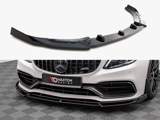 Maxton Design Front Splitter V.2 Mercedes-AMG C63 Coupe AMG Aero Pack C205 Facelift