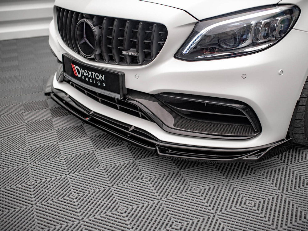 Maxton Design Front Splitter V.2 Mercedes-AMG C63 Coupe AMG Aero Pack C205 Facelift