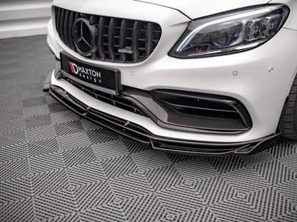 Maxton Design Front Splitter V.2 Mercedes-AMG C63 Coupe AMG Aero Pack C205 Facelift