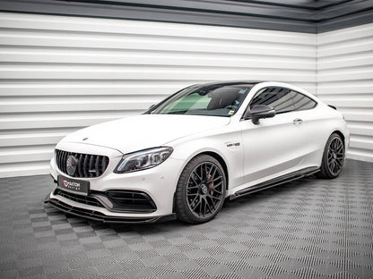 Maxton Design Side Skirts Diffusers V.2 Mercedes-AMG C 63AMG Coupe C205 Facelift