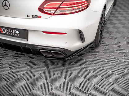 Maxton Design Rear Side Splitters Mercedes-AMG C 63AMG Coupe AMG Aero Pack C205 Facelift