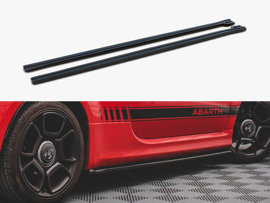 Maxton Design Side Skirts Diffusers Abarth 595 Mk1 Facelift