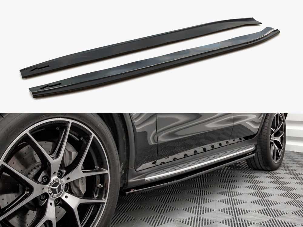 Maxton Design Side Skirts Diffusers V.1 Mercedes-Benz GLC Coupe AMG-Line C253
