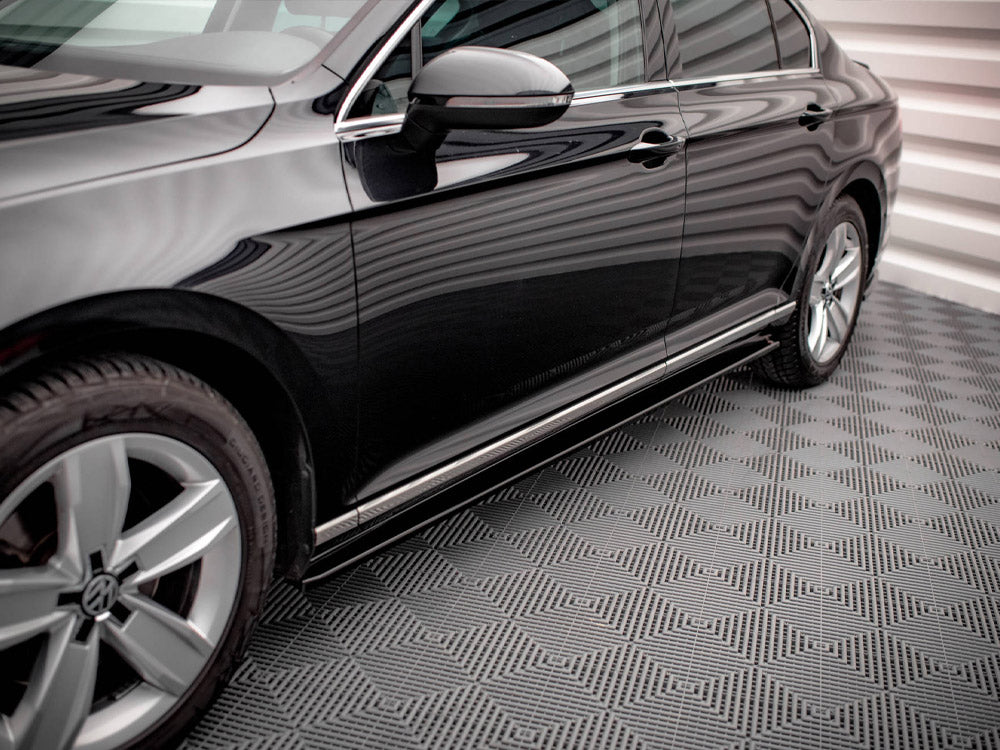 Maxton Design Side Skirts Diffusers VW Passat B8 Facelift