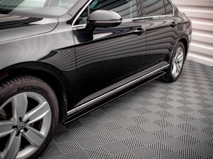 Maxton Design Side Skirts Diffusers VW Passat B8 Facelift