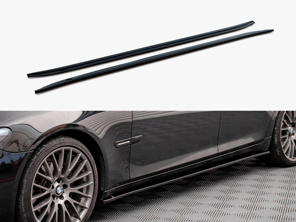 Maxton Design Side Skirts Diffusers Bmw 7 M-pack F01 (2008-2013)