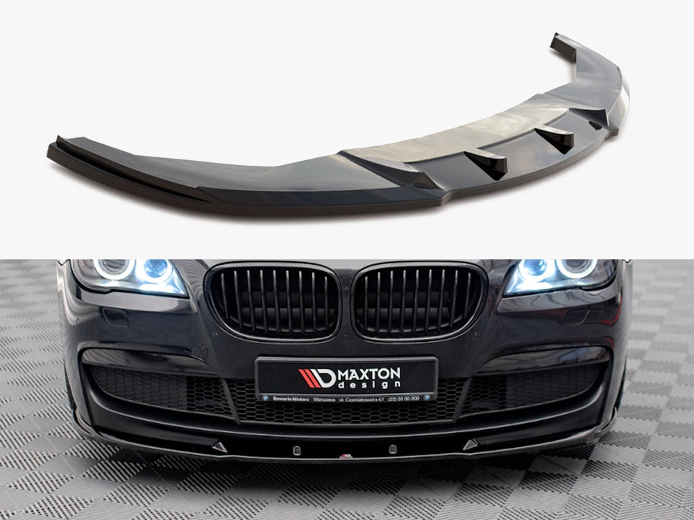 Maxton Design Front Splitter V.2 Bmw 7 M-pack F01 (2008-2013)
