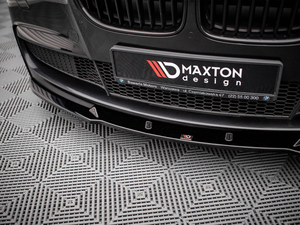 Maxton Design Front Splitter V.2 Bmw 7 M-pack F01 (2008-2013)