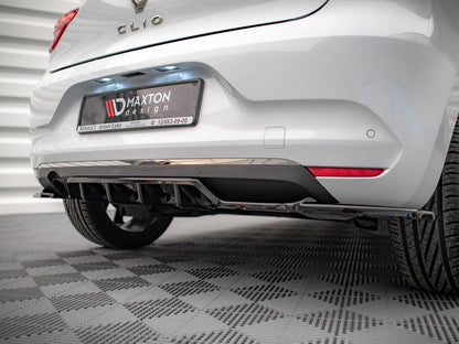 Maxton Design Rear Splitter (Vertical Bars) Renault Clio Mk5
