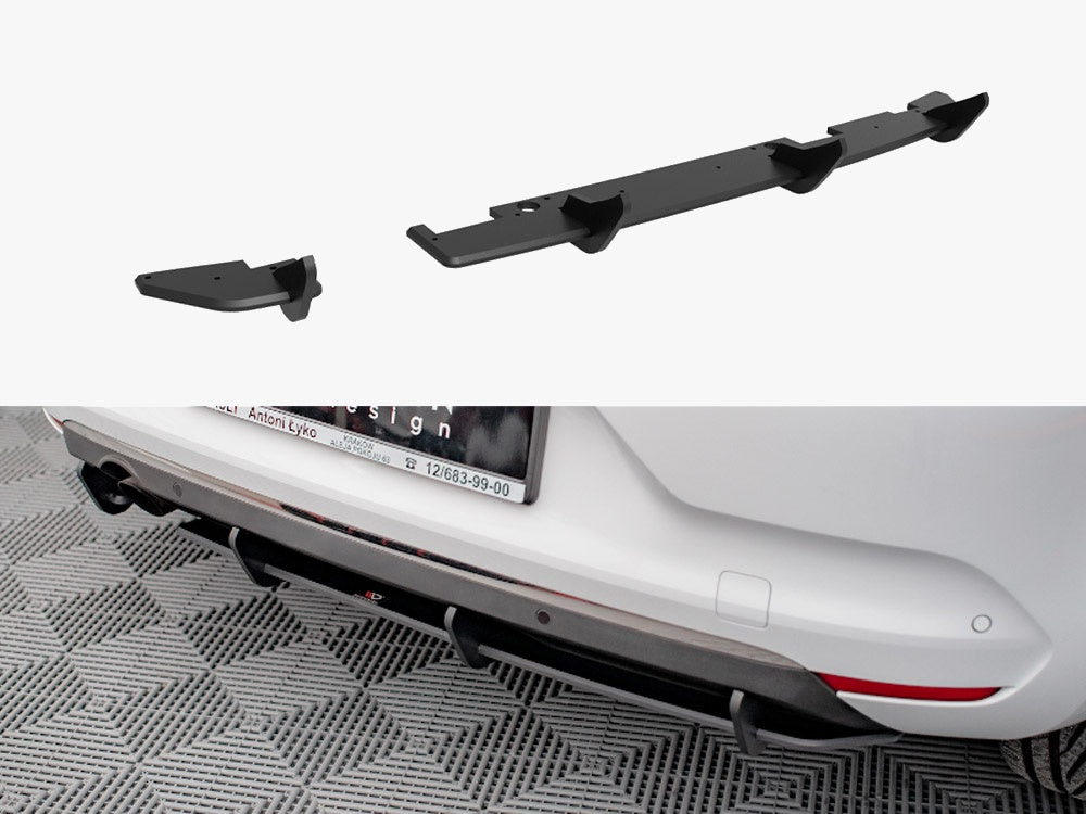 Maxton Design Street PRO Rear Diffuser Renault Clio Mk5
