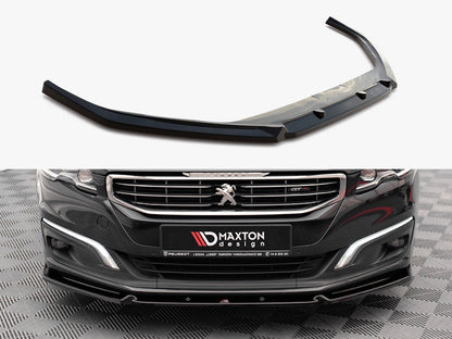 Maxton Design Front Splitter V.1 Peugeot 508 GT MK1 Facelift (2014-2018)