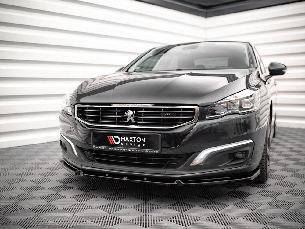 Maxton Design Front Splitter V.1 Peugeot 508 GT MK1 Facelift (2014-2018)