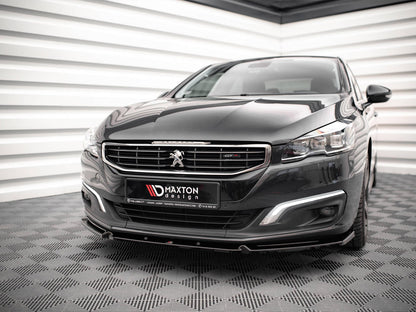 Maxton Design Front Splitter V.1 Peugeot 508 GT MK1 Facelift (2014-2018)
