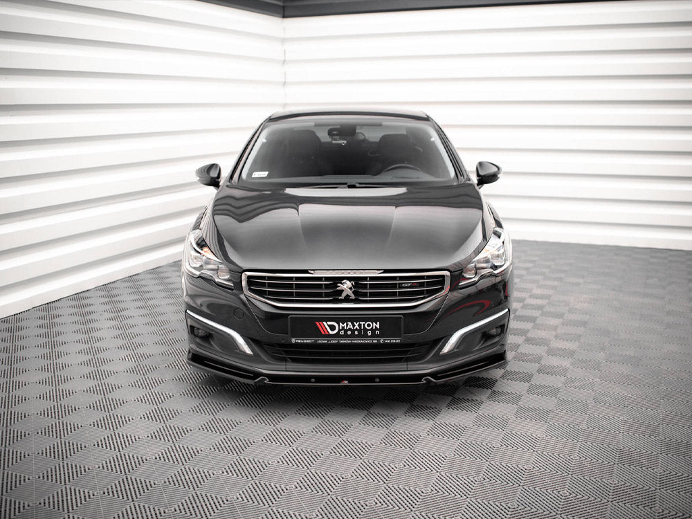 Maxton Design Front Splitter V.1 Peugeot 508 GT MK1 Facelift (2014-2018)