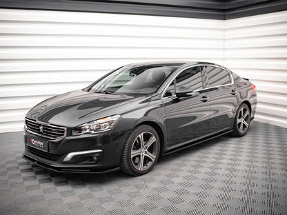 Maxton Design Side Skirts Diffusers Peugeot 508 GT MK1 Facelift (2014-2018)