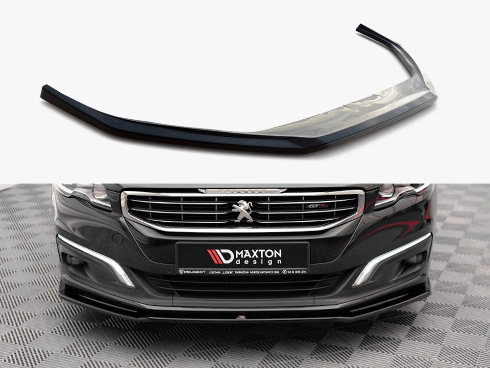Maxton Design Front Splitter V.2 Peugeot 508 GT MK1 Facelift (2014-2018)