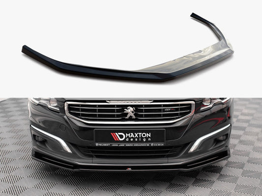 Maxton Design Front Splitter V.2 Peugeot 508 GT MK1 Facelift (2014-2018)