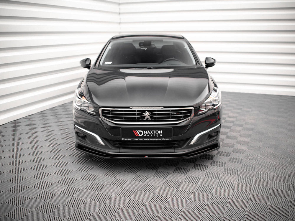 Maxton Design Front Splitter V.2 Peugeot 508 GT MK1 Facelift (2014-2018)