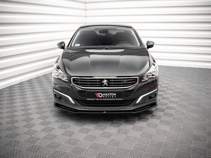 Maxton Design Front Splitter V.2 Peugeot 508 GT MK1 Facelift (2014-2018)