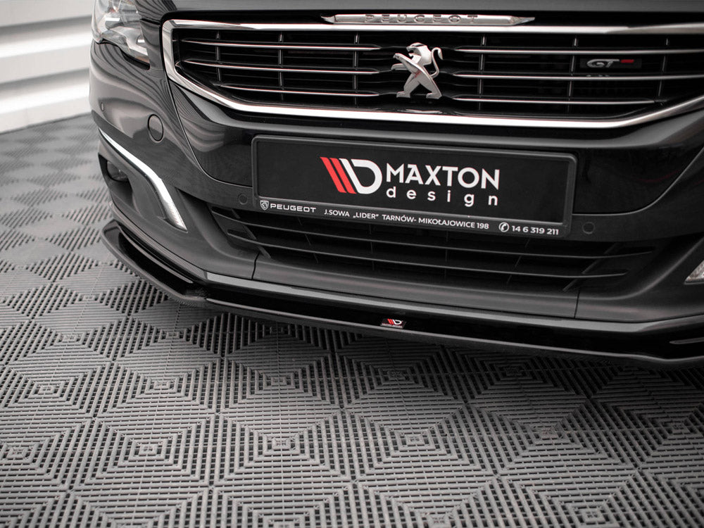 Maxton Design Front Splitter V.2 Peugeot 508 GT MK1 Facelift (2014-2018)