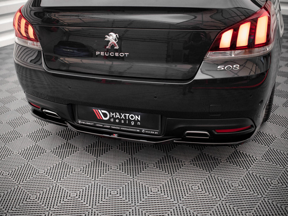 Maxton Design Central Rear Splitter Peugeot 508 GT Mk1 Facelift