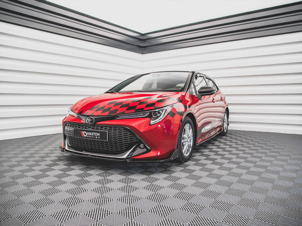 Maxton Design Front Splitter V.1 + Flaps Toyota Corolla GR Sport XII