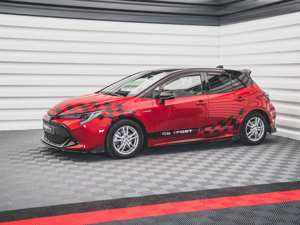 Maxton Design Side Skirts Diffusers V.1 + Flaps Toyota Corolla GR Sport Hatchback XII