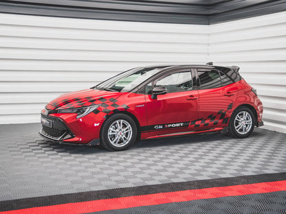 Maxton Design Side Skirts Diffusers V.1 + Flaps Toyota Corolla GR Sport Hatchback XII