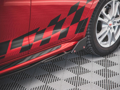 Maxton Design Side Skirts Diffusers V.1 + Flaps Toyota Corolla GR Sport Hatchback XII