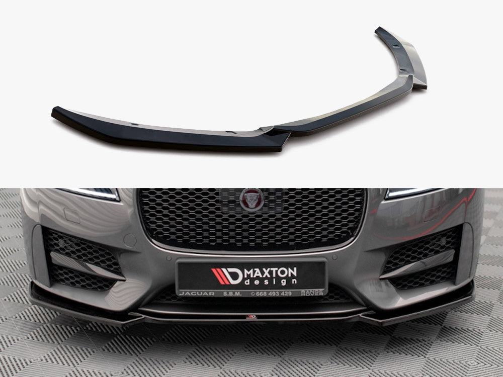 Maxton Design Front Splitter V.1 Jaguar XF R-sport MK2 (2015-2020)